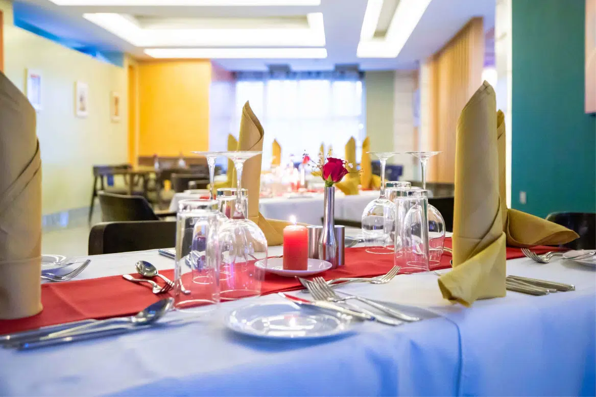 Hotel corridor and interior design